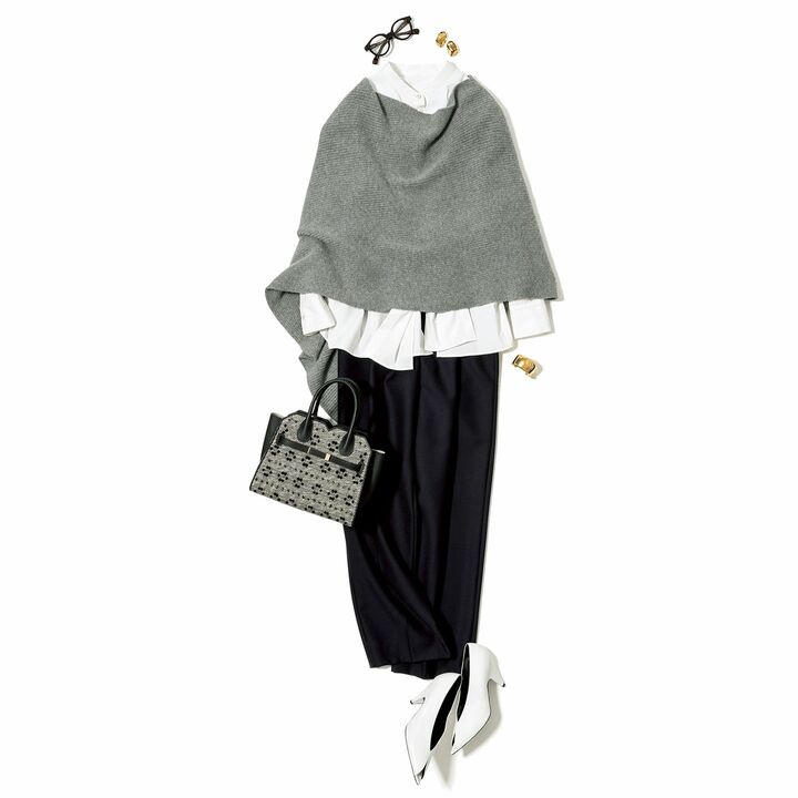 望月律子さんスタイリングによる冬コーデ