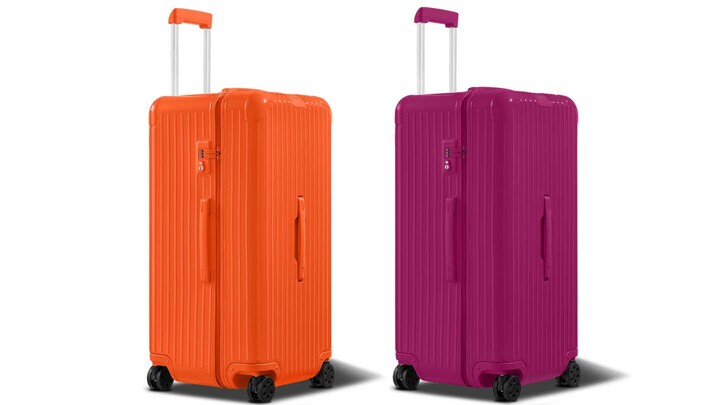 リモワ「エッセンシャル」コレクションから登場するシーズナルカラー「オレンジ」と「マゼンタ」