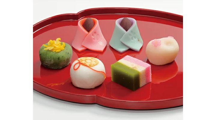 「出雲ひな祭りセット(ひな菓子・ひな餅 二段重)」(風流堂)