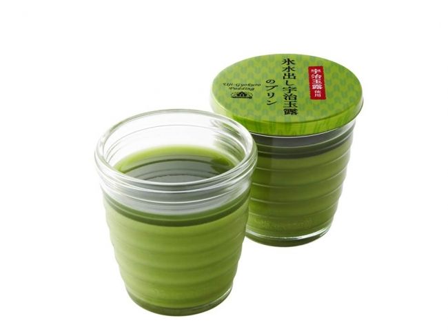 氷水出し 宇治玉露のプリン¥350 ※販売期間:2019年5月14日~8月31日