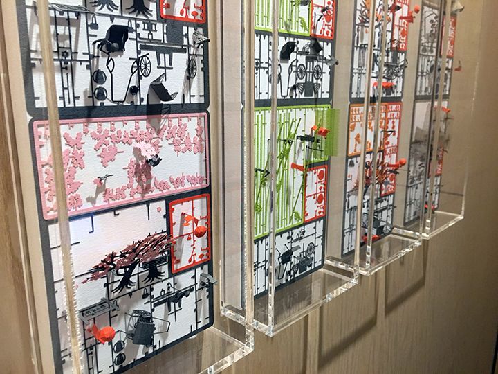 「ENSO ANGO YAMATO I(⼤和⼤路通 I)」を手掛けたのは建築家でありデザイナーの寺田尚樹さん。フロントには京都の四季を表現した立体アート「テラダモケイ(ENSO ANGO オリジナル版)」が飾られている。