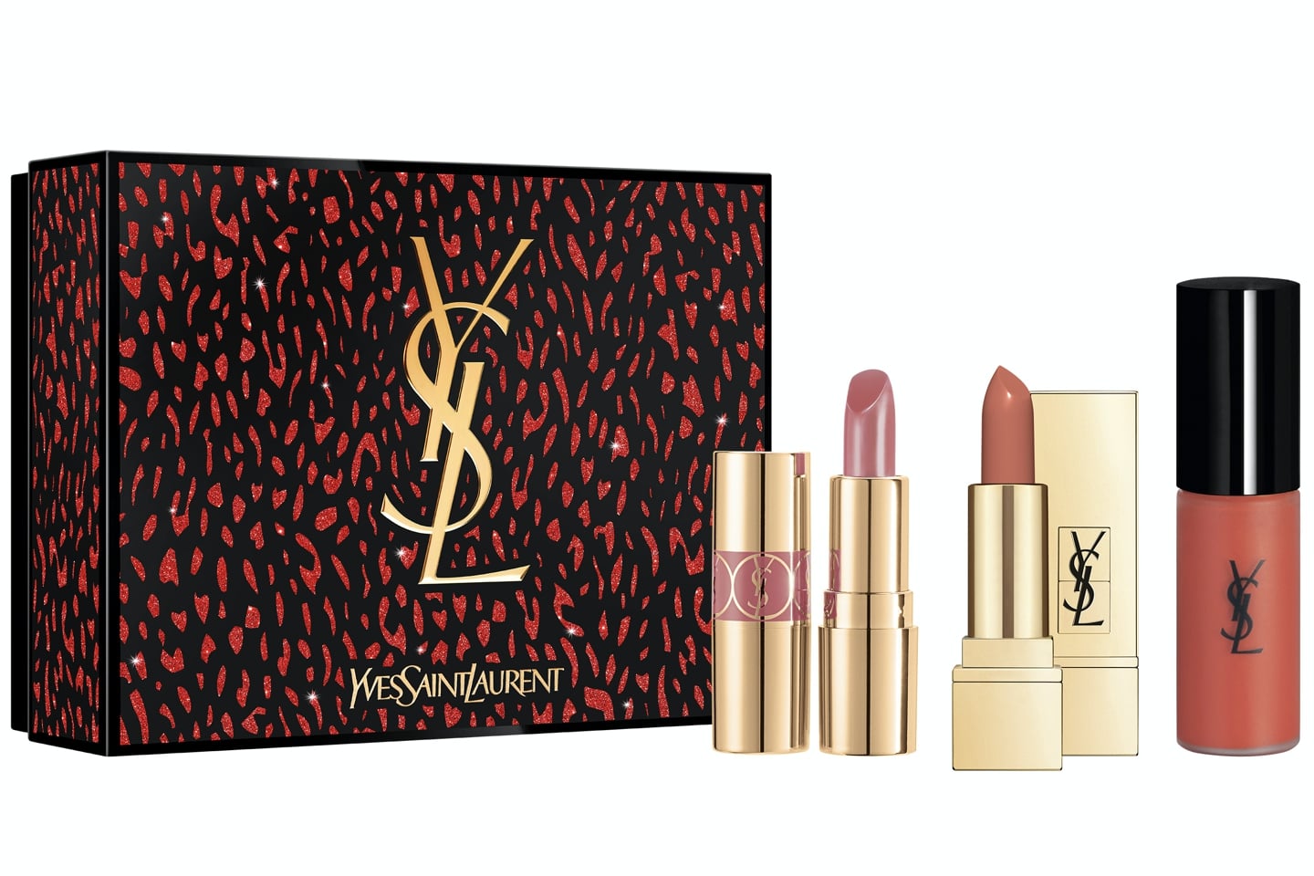 YSL ノエル ミニ リップセット 限定1種 ¥4,500(2020年11月6日公式オンライン ブティック・表参道 フラッグシップ ブティック・@cosme shopping数量限定発売)