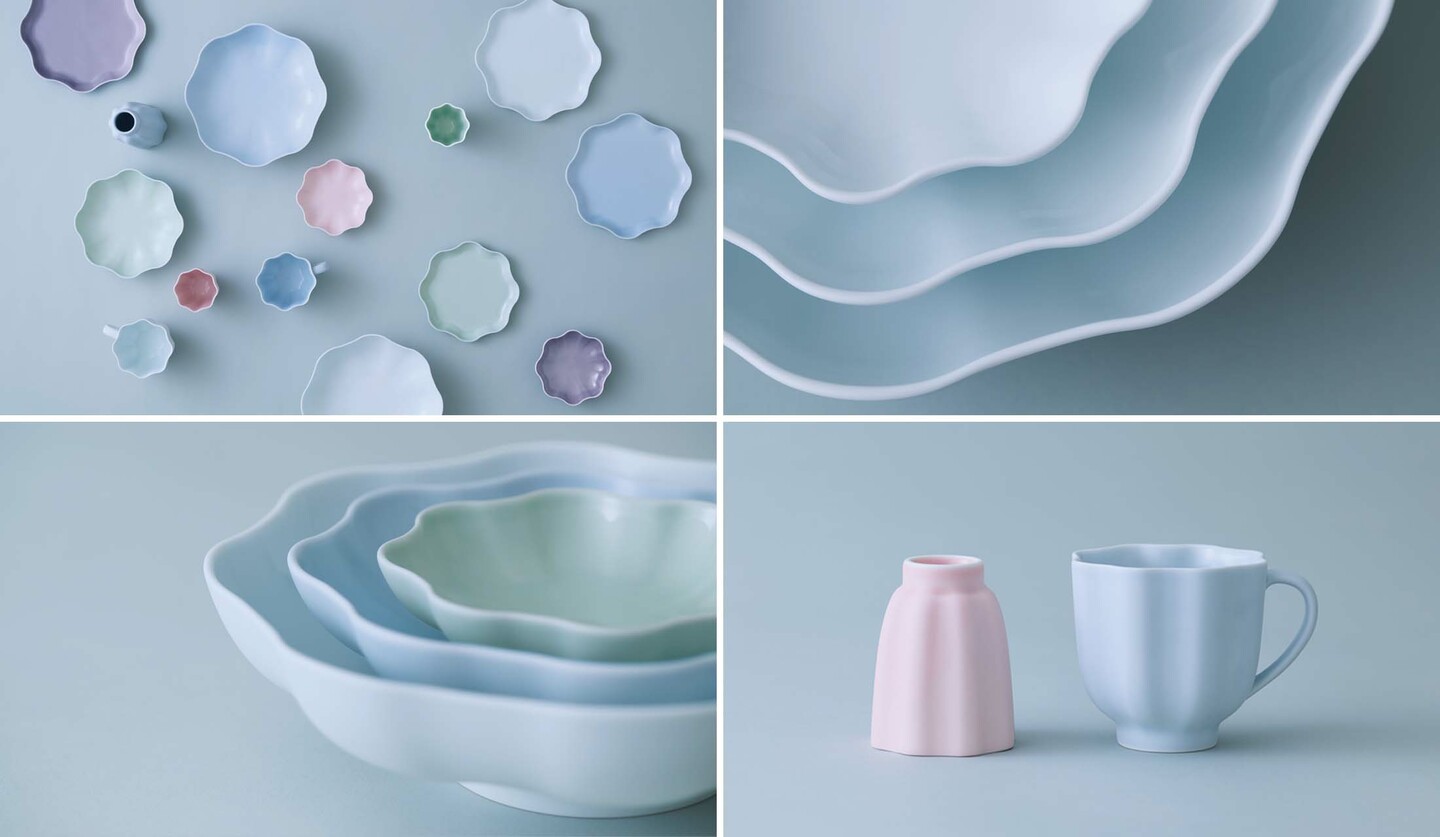 CFCLのテーブルウエア「PORCELAIN POTTERY」