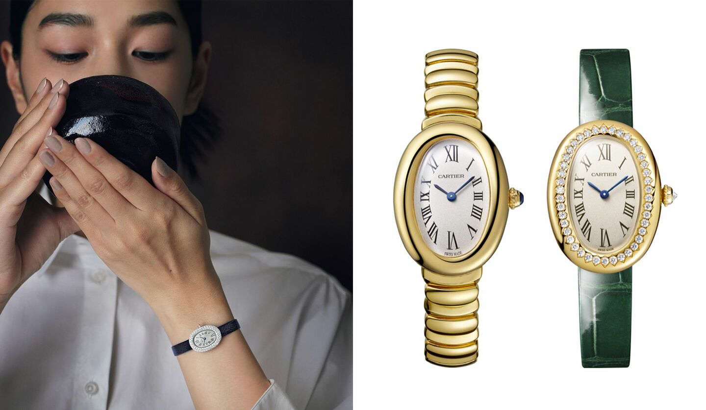 2023年8月号の購入したいもの第一位に選ばれたカルティエの時計ベニュワールとそのバリエーション2型