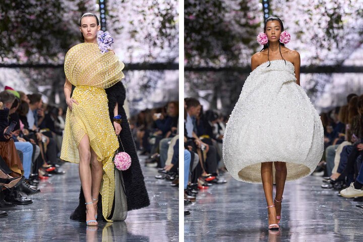 ディオールの「2026年春夏 オートクチュール コレクション」ルック