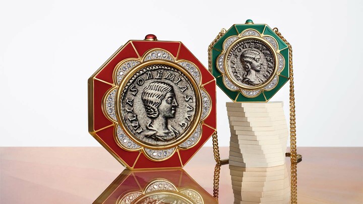 ブルガリのジュエリーバッグコレクション「ブルガリ アイコンズ ミノディエール」