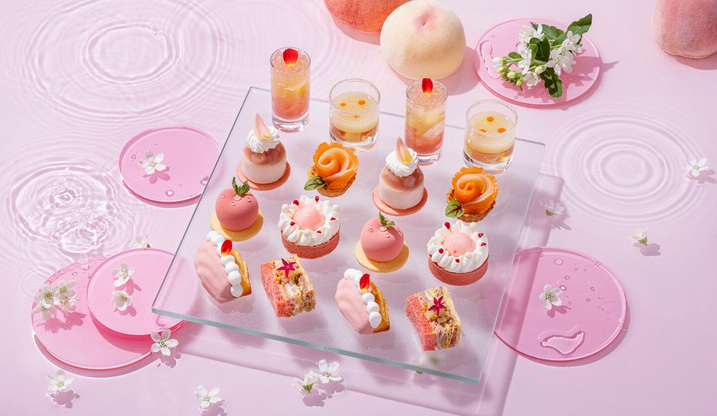 「ピーチアフタヌーンティー “フレッシュ・モーメント”」コンラッド東京