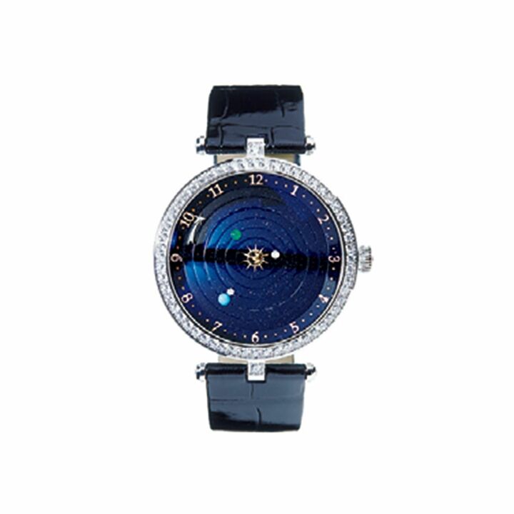 「レディ アーペル プラネタリウムウォッチ」￥27,300,000［ケース：WG、ケース径：38mm、ストラップ：アリゲーター、自動巻き］（ヴァン クリーフ＆アーペル）