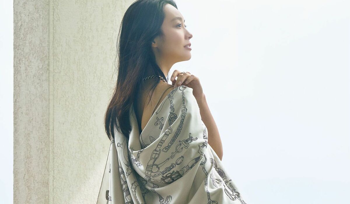 美品 秋コーデ エルメス カシシル ストール カレ100 ジュ