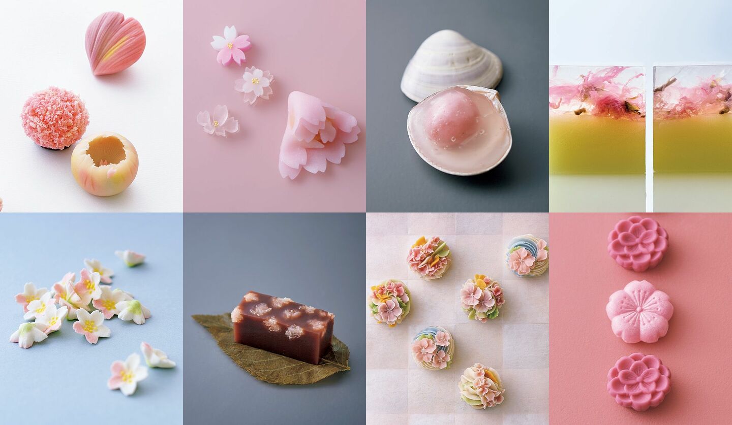 全国の和菓子店から厳選した「桜の和菓子」