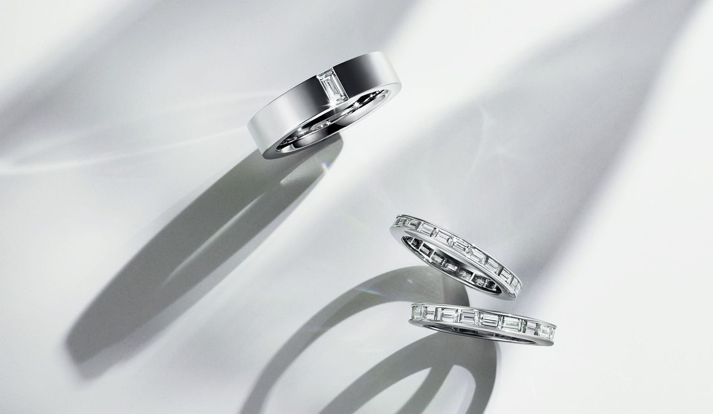 ハリー・ウィンストンのダイヤモンドリング3種の写真