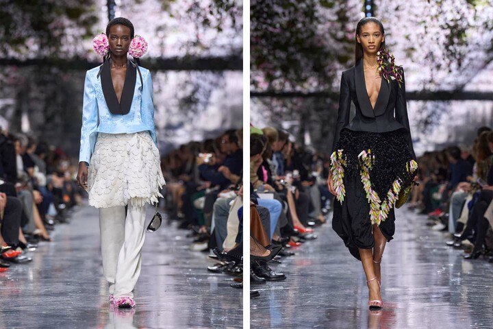 ディオールの「2026年春夏 オートクチュール コレクション」ルック