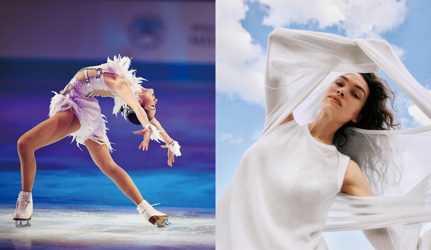 フィギュアスケーター・荒川静香さんが演技する様子・「ファルコネーリ」のイメージフォト