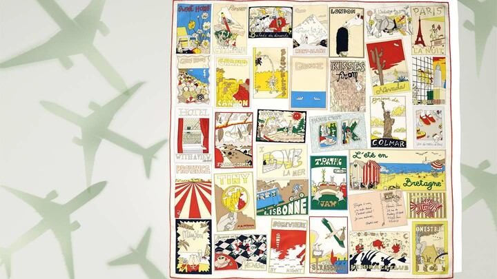 エルメスのカレ 90『お気に入りの場所』