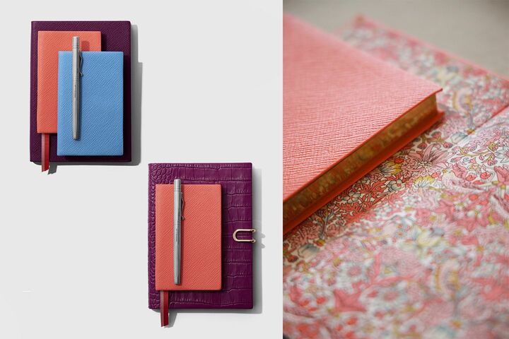 Smythson×Libertyの限定コレクションのノートブック&ダイアリー