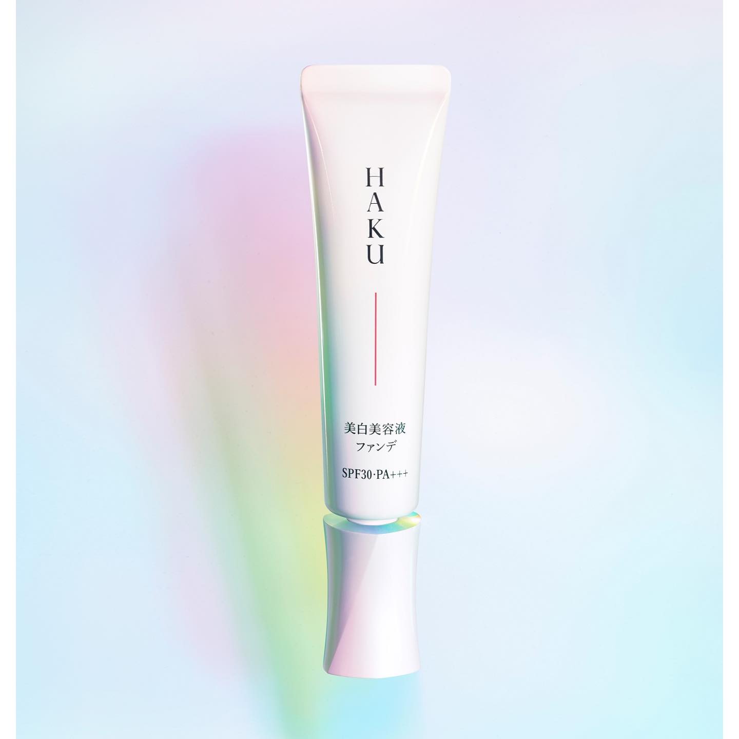 HAKU 薬用 美白美容液ファンデ(医薬部外品)販売名:HAKUメラノフォーカスF
SPF30・PA+++ オークル10・オークル20・オークル30・ピンクオークル10 全4色 各¥4,800(編集部調べ/資生堂)