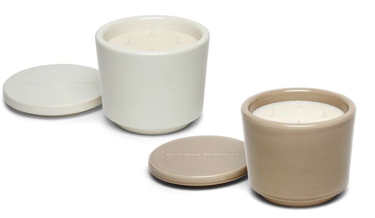 ブルネロ クチネリ」のアロマキャンドル2選｜ホワイトティーの優しい