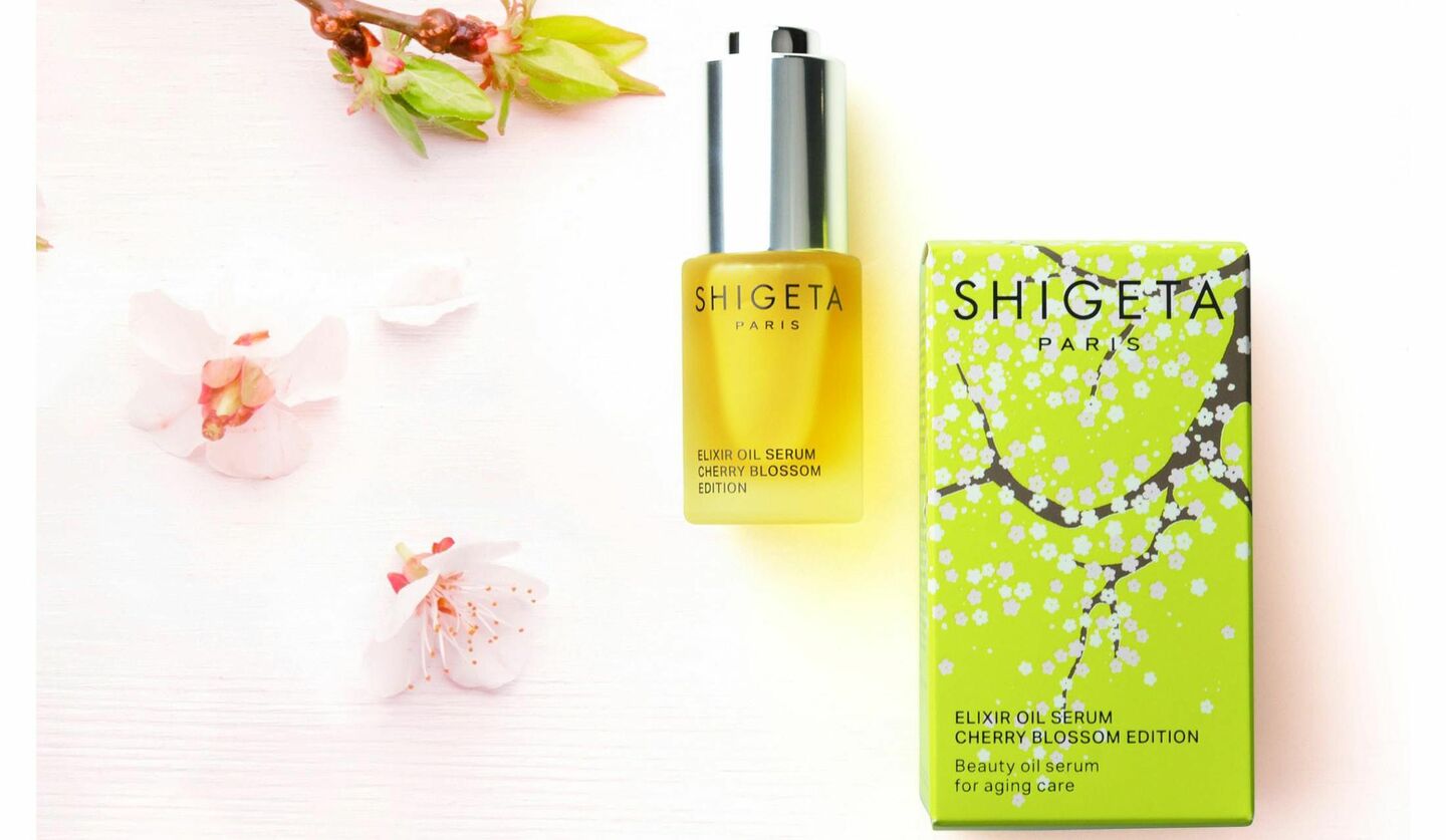 SHIGETA EX オイルセラム Cブロッサムと桜の写真