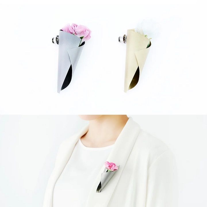 現地会場で販売した「BOUQUET BROOCH(ブーケ ブローチ)」は3日間で約100個が完売!〔出典元:YOKOHAMA MAKERS VILLAGE〕