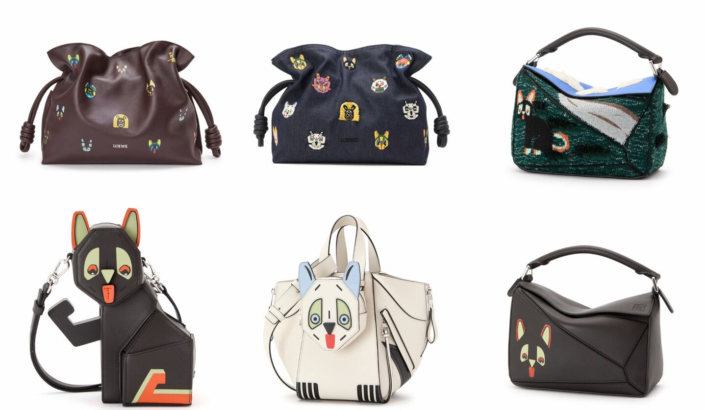 ロエベが猫にインスパイアされたコレクションを発