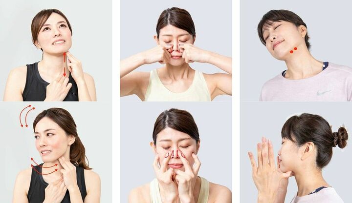 顔痩せマッサージのやり方