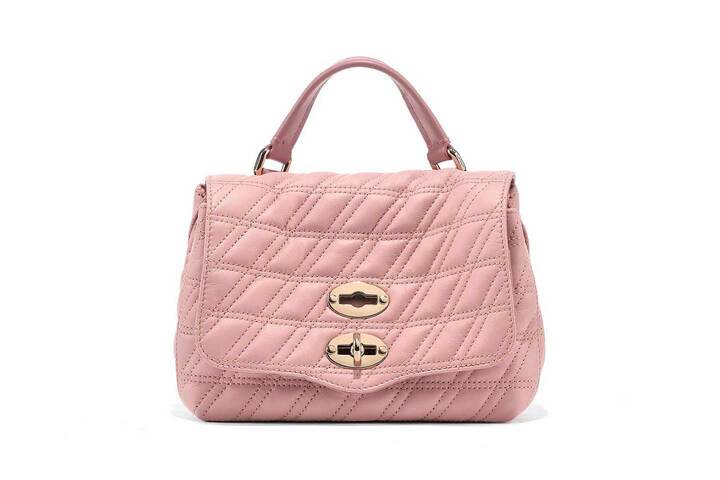 ポスティーナ Baby￥96,120[ボディ：ラムスキン、持ち手：カーフスキン　縦14×横19×マチ10cm]（ザネラート）