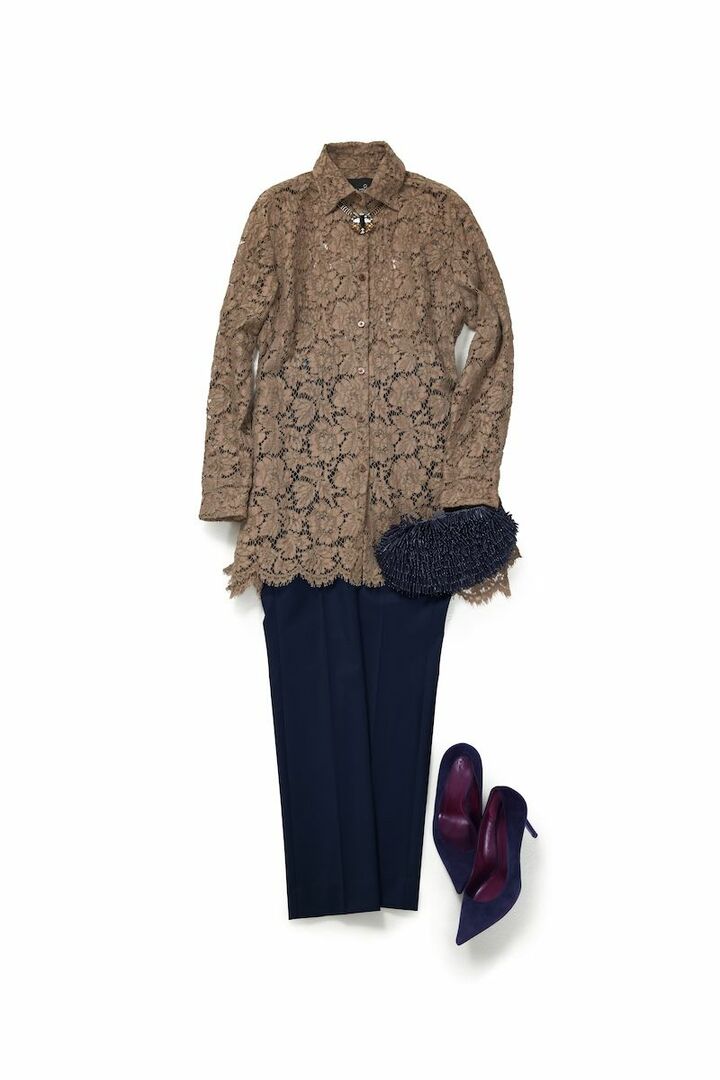 ファッションニュース_1,大人コーデ_1,レース_1,ブラウス_1