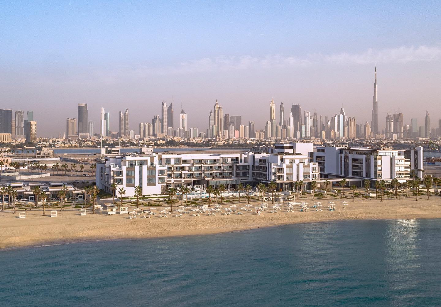 Aerial view of the resort
