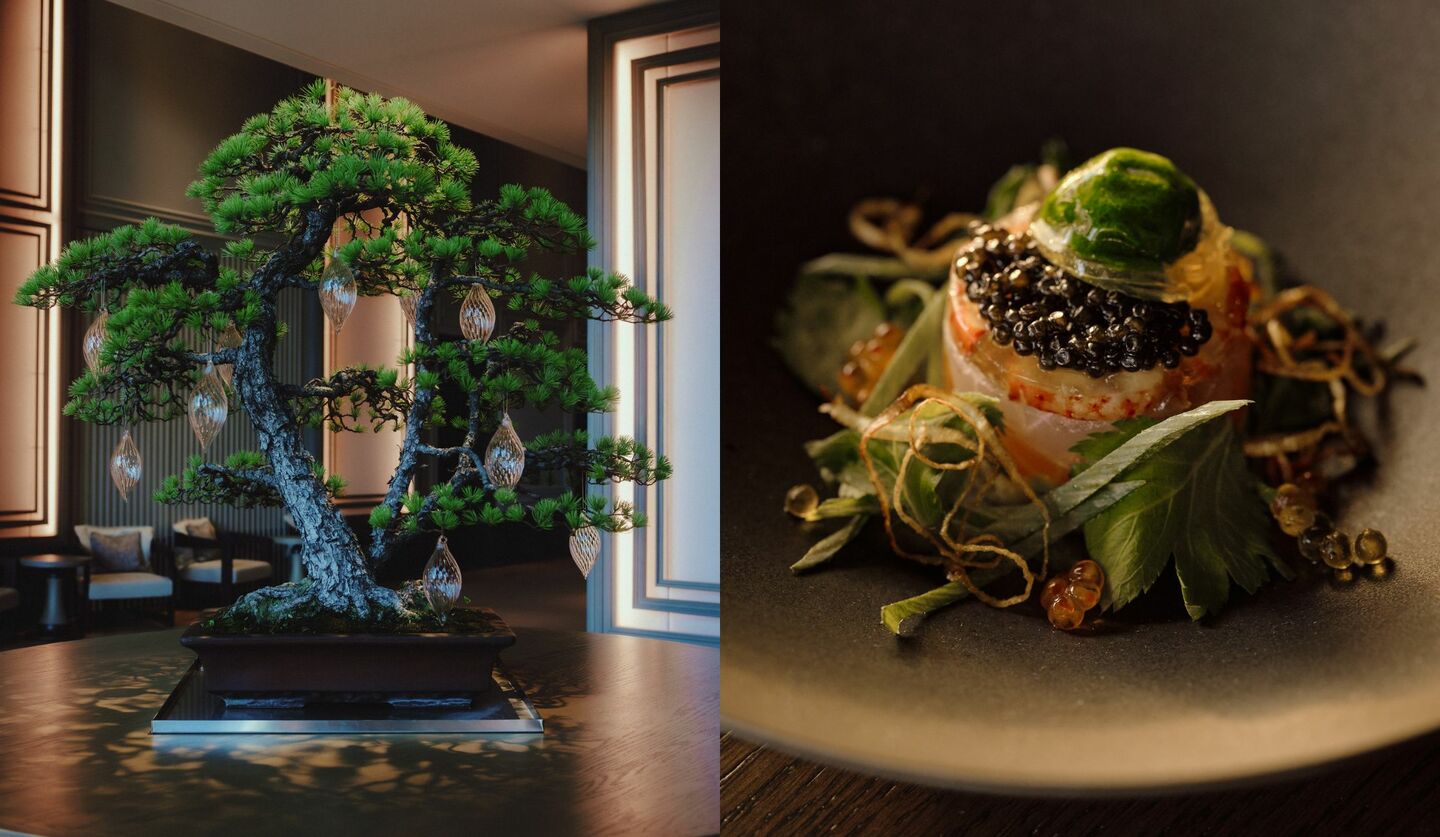 ジャヌ東京のフェスティブディナー前菜