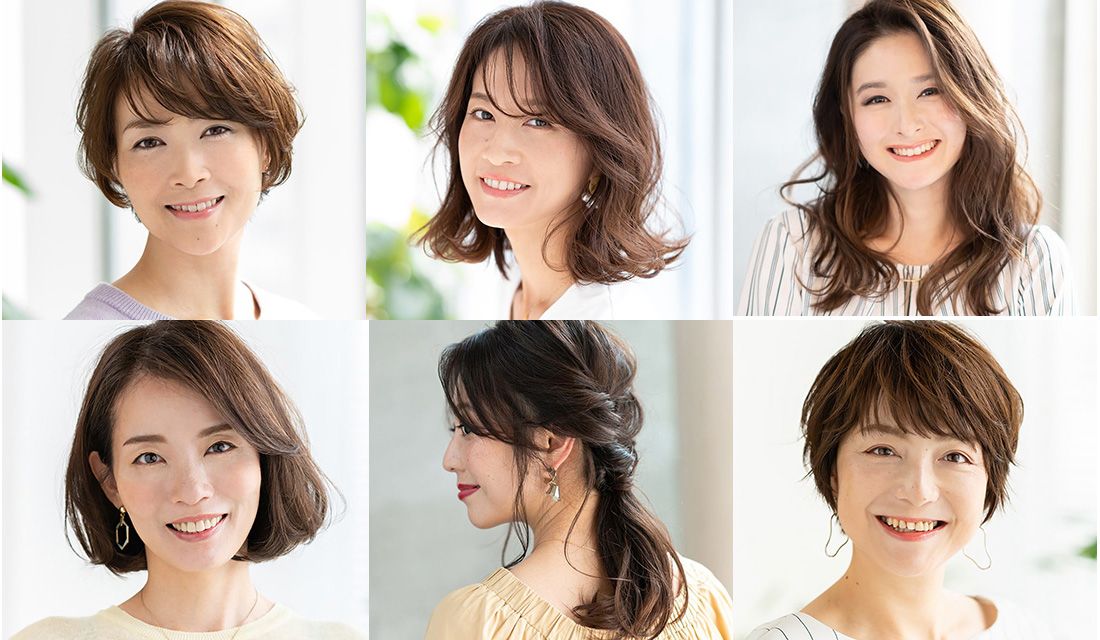 面長に似合う髪型13選 2019 40代女性におすすめのショート ボブ ロング パーマ ヘアアレンジ 総まとめ Precious Jp プレシャス