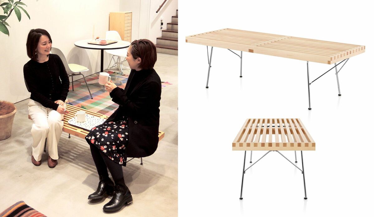 【東京都23区配送無料】ハーマンミラー ネルソン ベンチ テーブル　机　リビング Herman Miller Nelson Platform Bench / ハーマンミラー