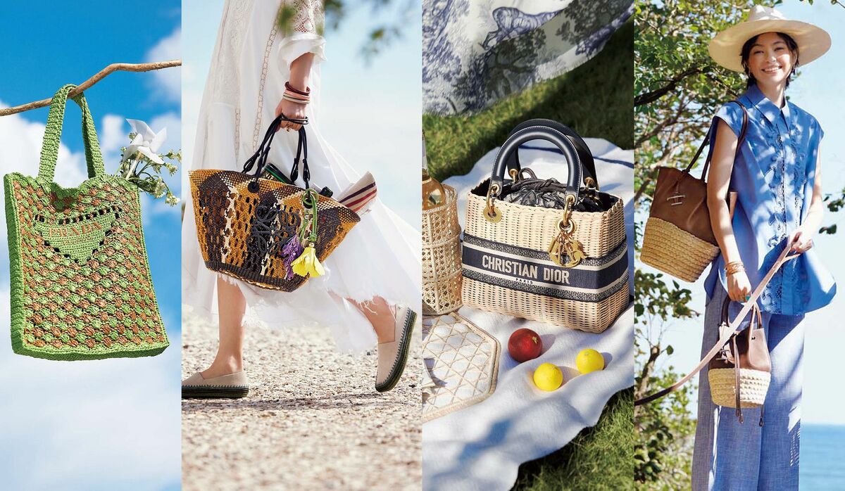 LOEWE ロゴプレート付きかごバッグ　新品 LOEWE ロゴプレート付きかごバッグ - メルカリ