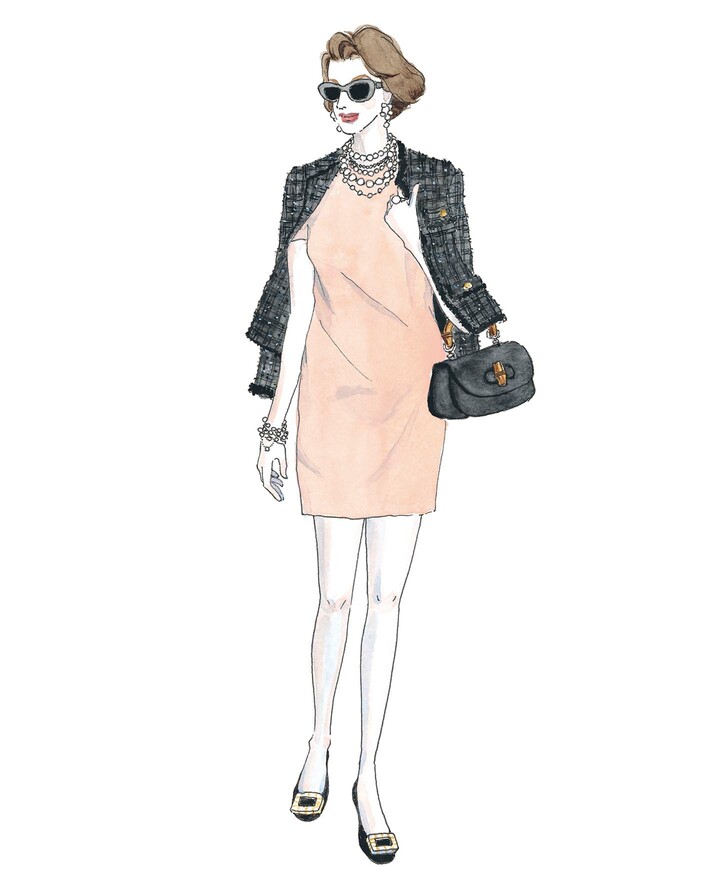 齊藤木綿子さんによる女性のイラスト