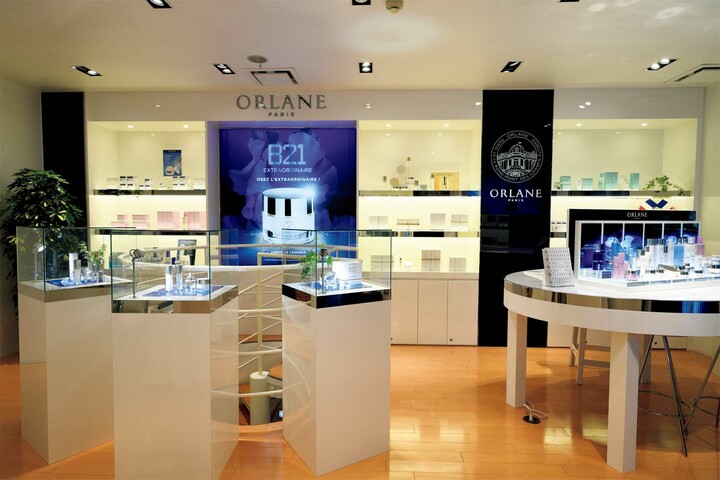 「オルラーヌ ビューティー インスティテュート 銀座」の店内