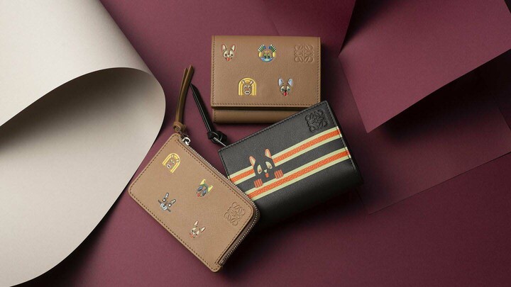 ロエベの財布3点