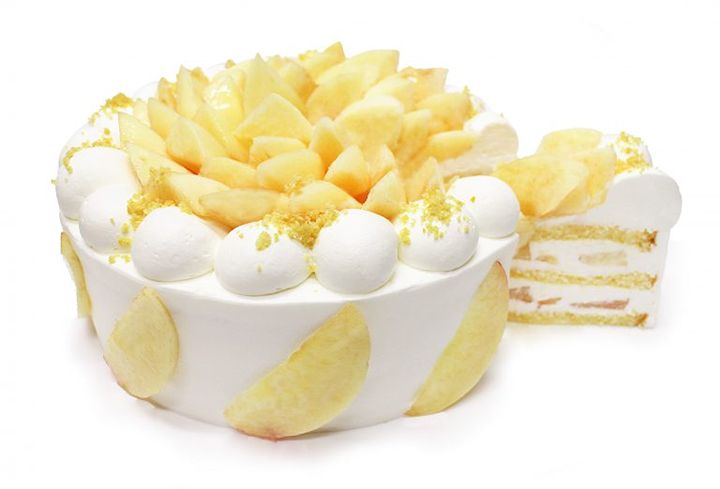 『桃のショートケーキ』 ¥1,200