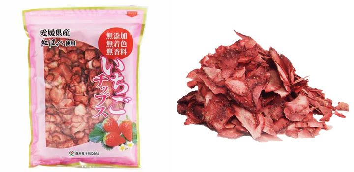 「いちごチップス」(遠赤青汁)