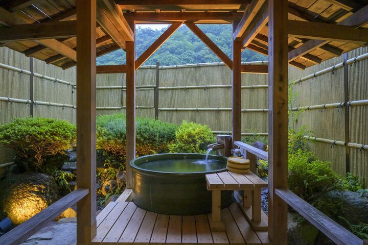 客室の露天風呂