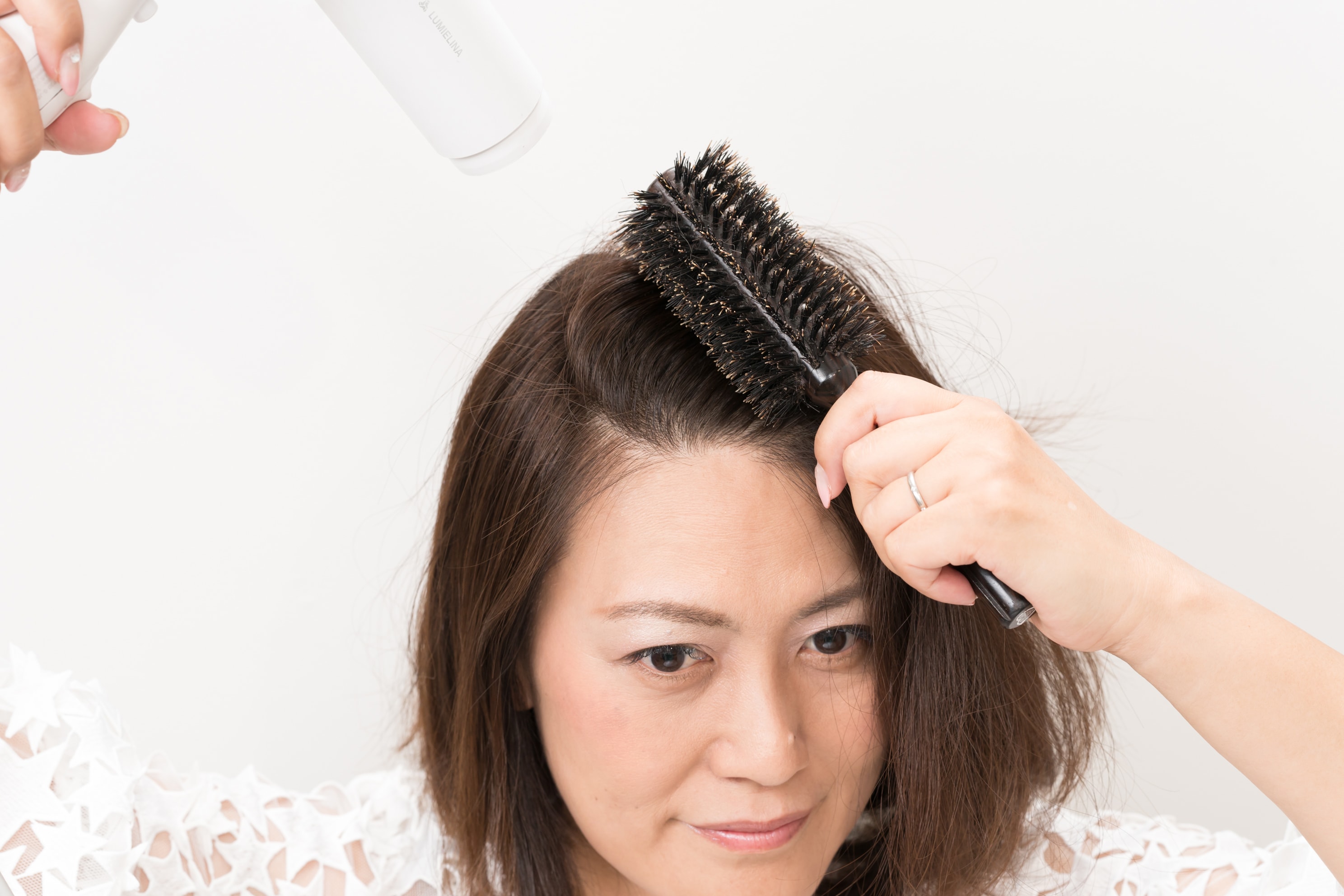 外側にすらずだけで、自然な立ち上がりが出現。