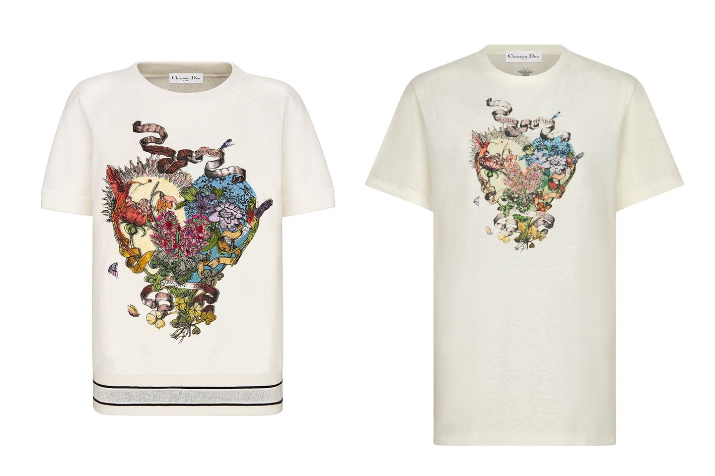 「ショートスリーブ スウェットシャツ」と「コットンジャージー&リネン Tシャツ」