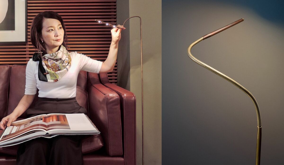 自在に曲げられて調光もスマート！アート作品のように美しい