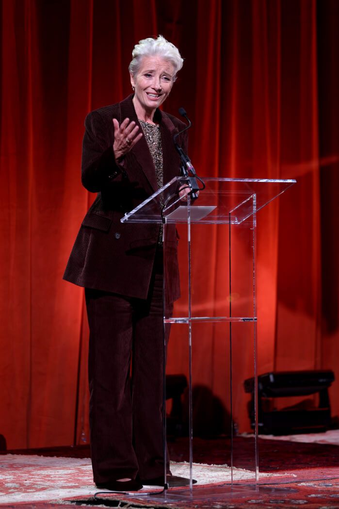 2025年10月3日、正義のために戦う人・団体に贈られる「アルビーズ賞」の授賞式。ジョージ・クルーニーと、彼の妻アマル・クルーニーが創設した「正義のためのクルーニー基金」が主催。