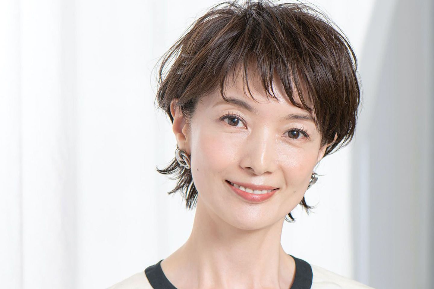 ヘアアレンジ_1,40代 ショートヘア_1