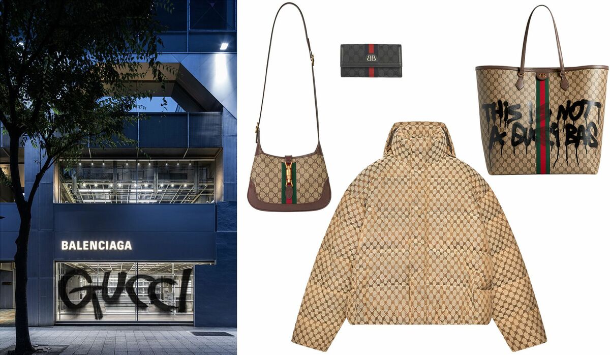 BALENCIAGA×GUCCI 21AW ザ・ハッカープロジェクト グラフィティ