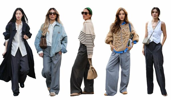 大人に似合う、グレーワイドパンツコーデ【見本まとめ】