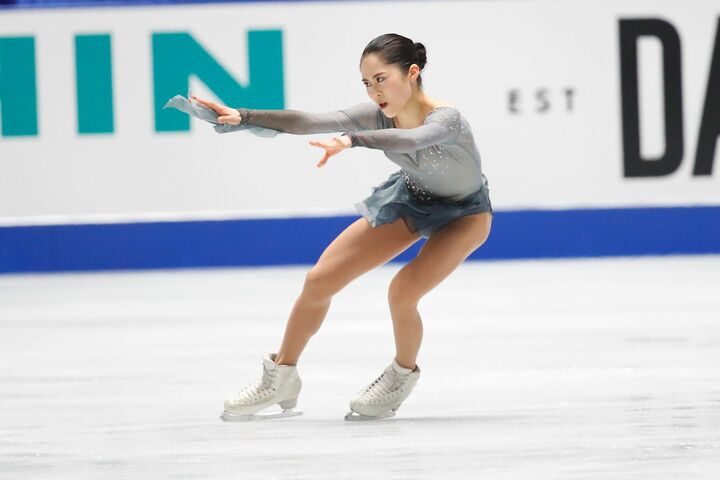 映画『シンドラーのリスト』のサウンドトラックにのせた迫真の演技。 写真：田村翔/アフロスポーツ