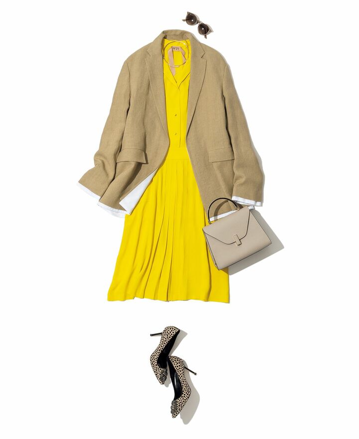 「ヌメロ ヴェントゥーノ」のワンピースコーデ