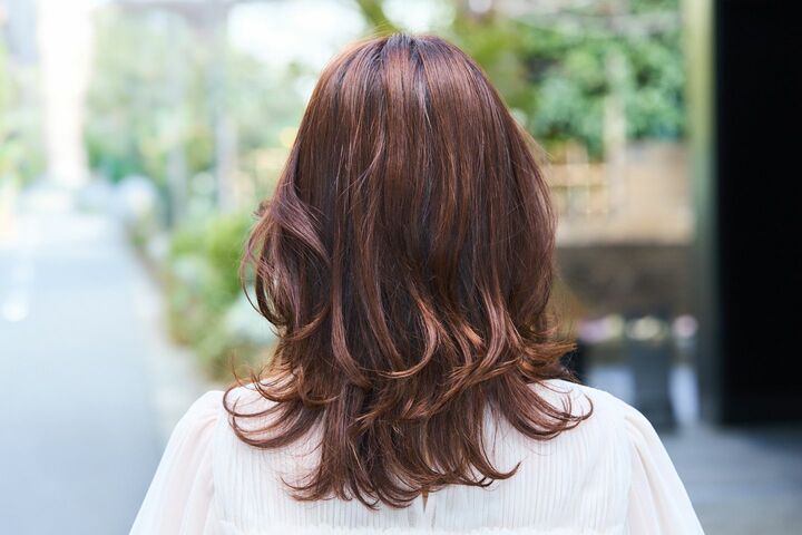 40代　髪型_3,ミディアムヘア_3