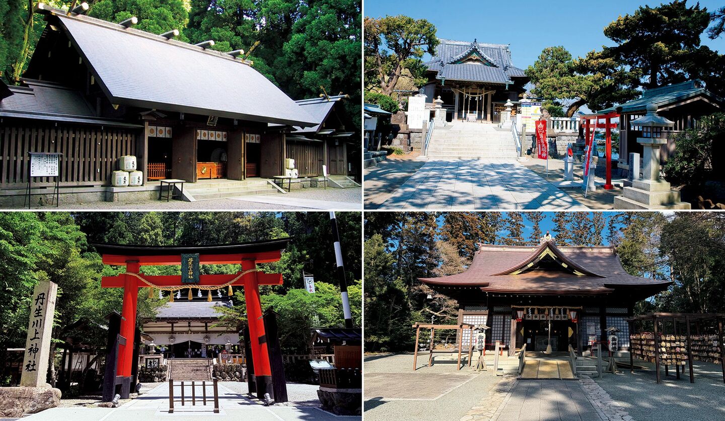 神奈川県・森戸神社、宮崎県・天岩戸神社、福島県・國魂神社、奈良県・丹生川上神社中社