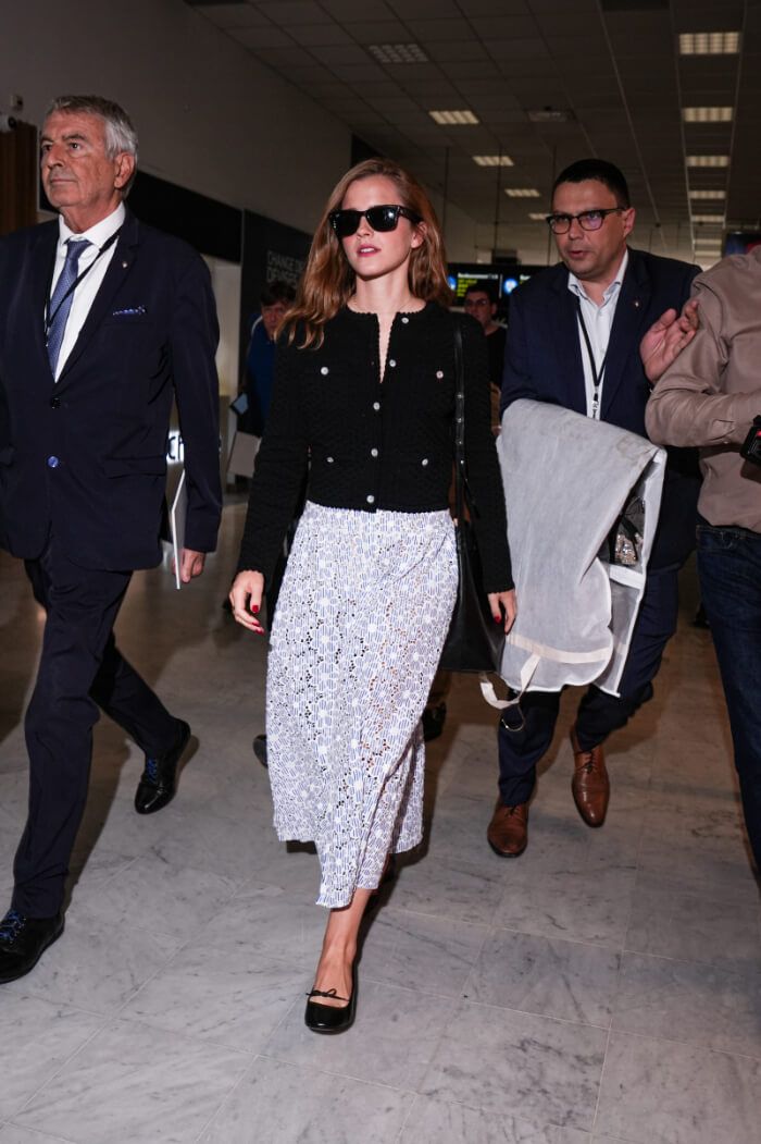 2025年5月20日、第78回カンヌ国際映画祭の期間中、コート・ダジュール空港にて撮影。